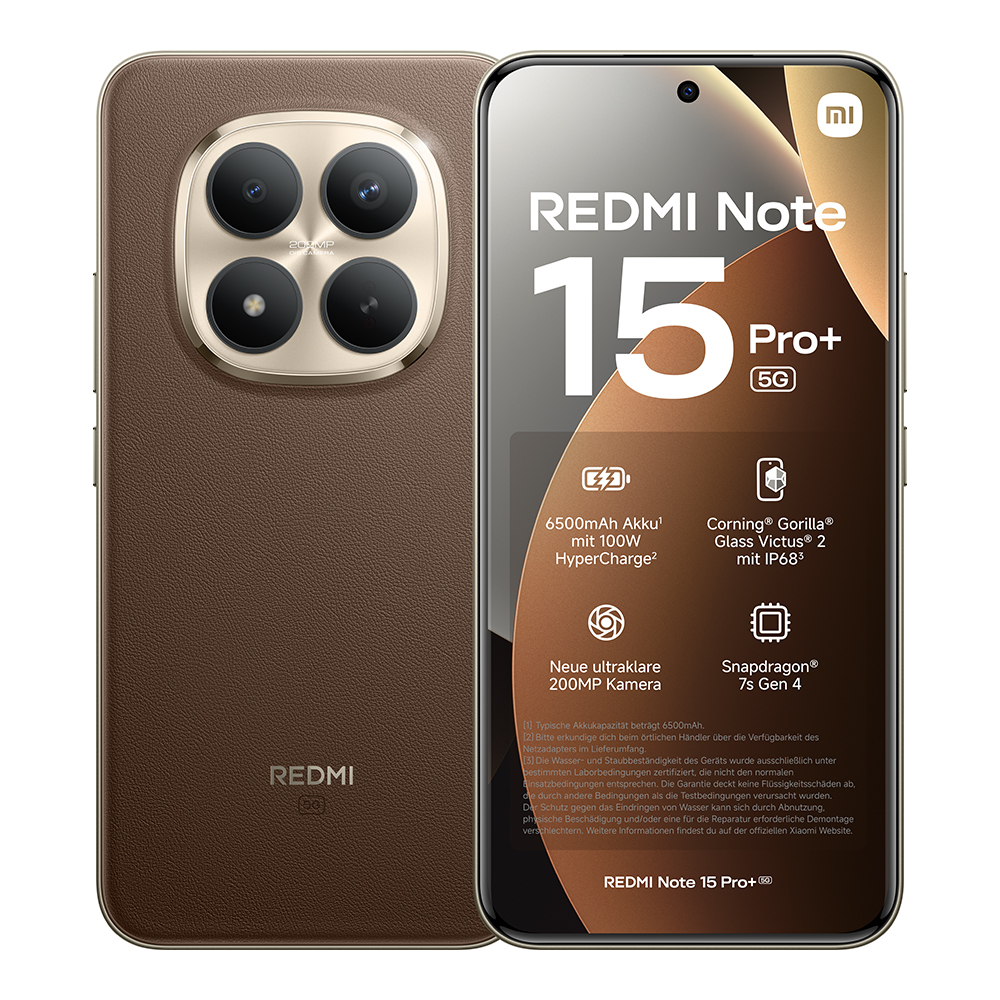 REDMI Note 15 Pro+ 5G 12GB/512GB | Mokkabraun